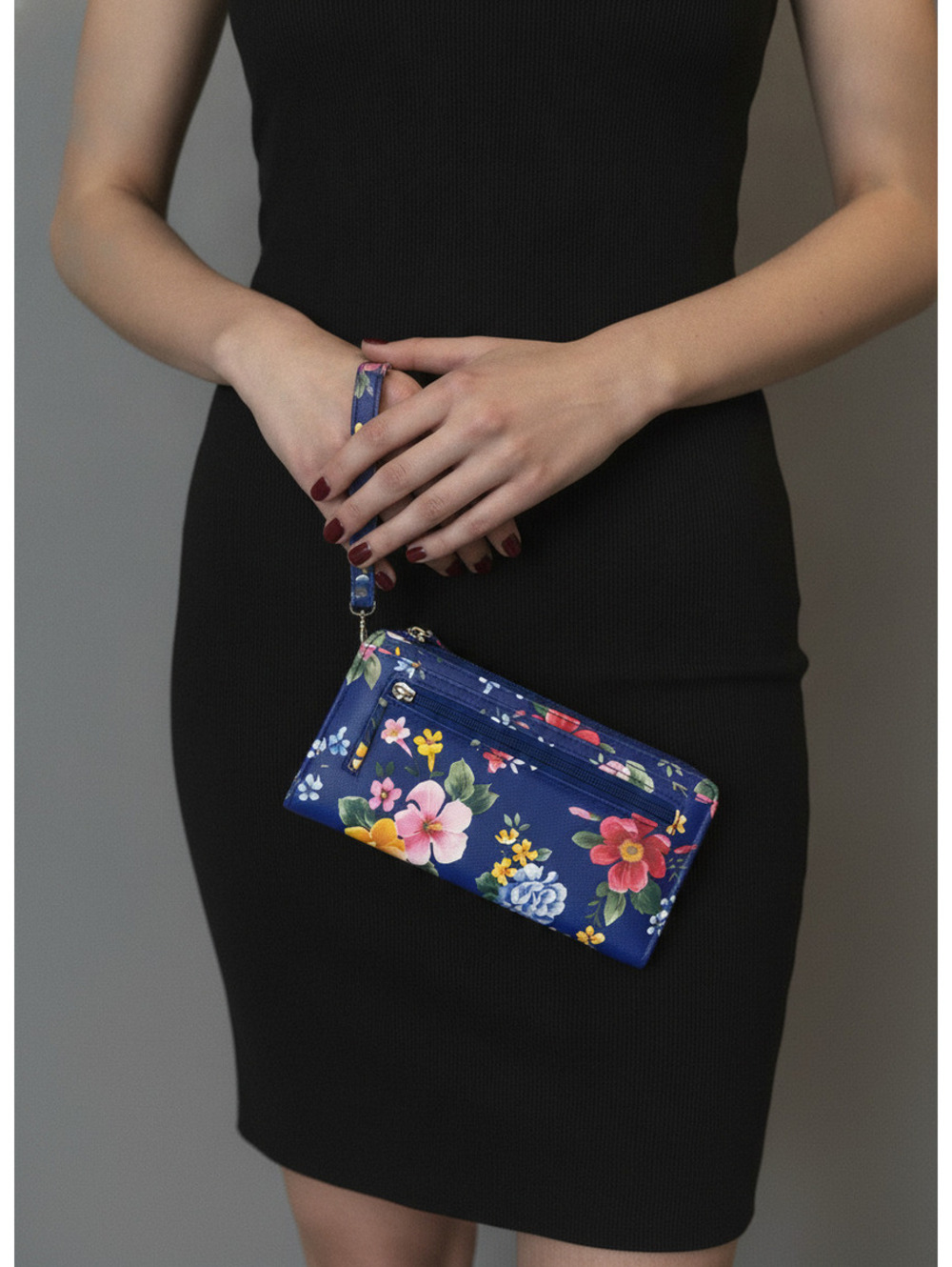 NWT George Blue Floral Wallet
